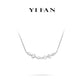 Pre-order Minimalist collection: Modern Mixed-cutting "White Smile" delicate Necklace