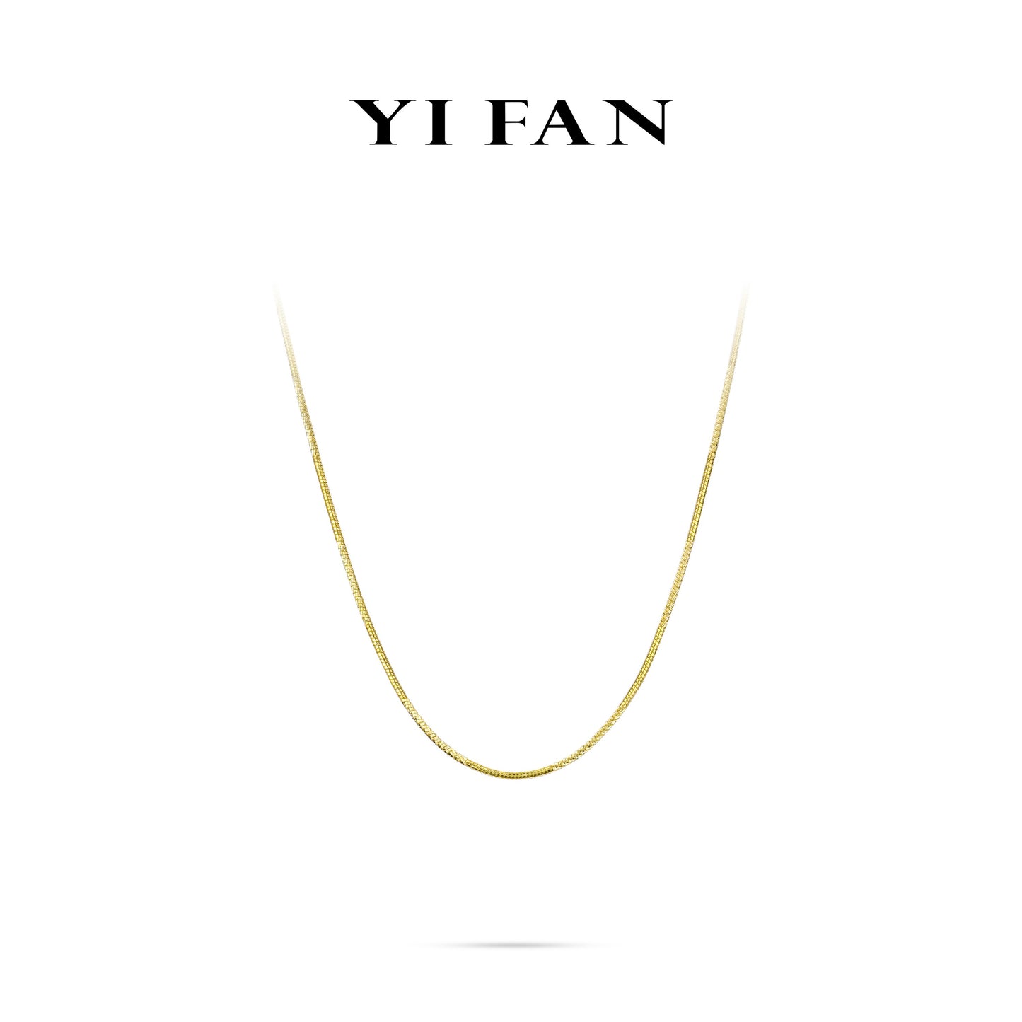 Minimalist collection: Unique "Golden Snake Chain" Necklace (Unisex)