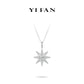 Summer Vibes collection: Modern "Eight pointed Star" delicate Necklace