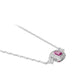 Promotion Christmas design: Modern "Rose red cube with stars Necklace"