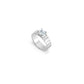 Promotion Wedding collection: Asscher-cut wide band ring