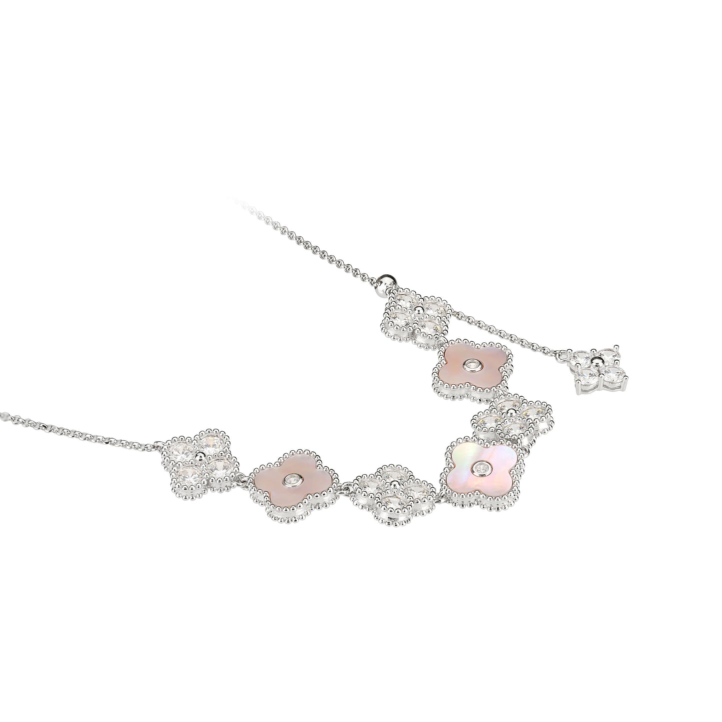 Promotion design: Artistic Lucky Clover necklace