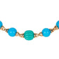 Limited edition: "Handcrafted Vintage style Dyed Blue Turquoise" Necklace