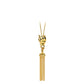 Golden Cheetah Tassel necklace, multi-function