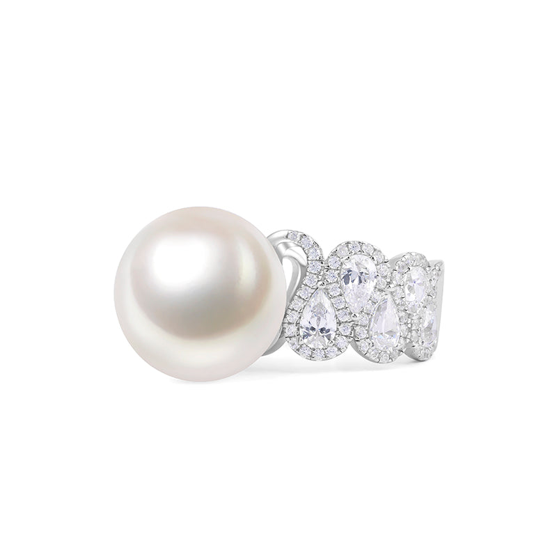 White"Easter Egg" wideband Ring