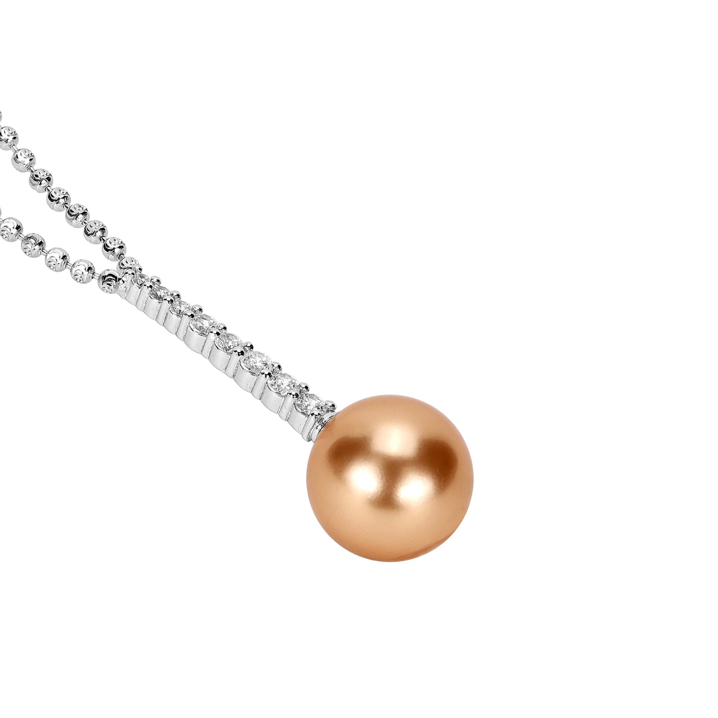 Promotion design: Golden "Easter Egg" modern necklace