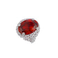 High Jewelry Ruby color collection: Luxury "Pigeon Egg Rock" detailed Ring