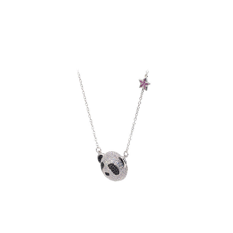 Promotion design The nature collection: Panda necklace, sterling silver.