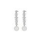 Pre-order Promotion：White"Christmas Snow" dangle earrings