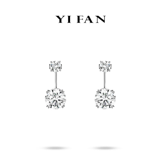 High Jewelry collection: Luxury “Brilliant Stellar Glow 4” exquisite Earrings for Wedding/Banquet