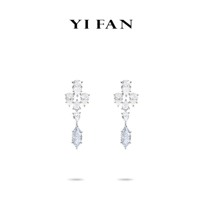 Intense Blue collection: "The light of blue flame" Earrings