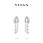 Welfare exclusive Summer Vibes collection: Modern “Rain drops” tassel Earrings