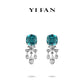 High Jewelry collection: Luxury Paraíba Color  “Spring Hope theme” matching Earrings（Only for order）