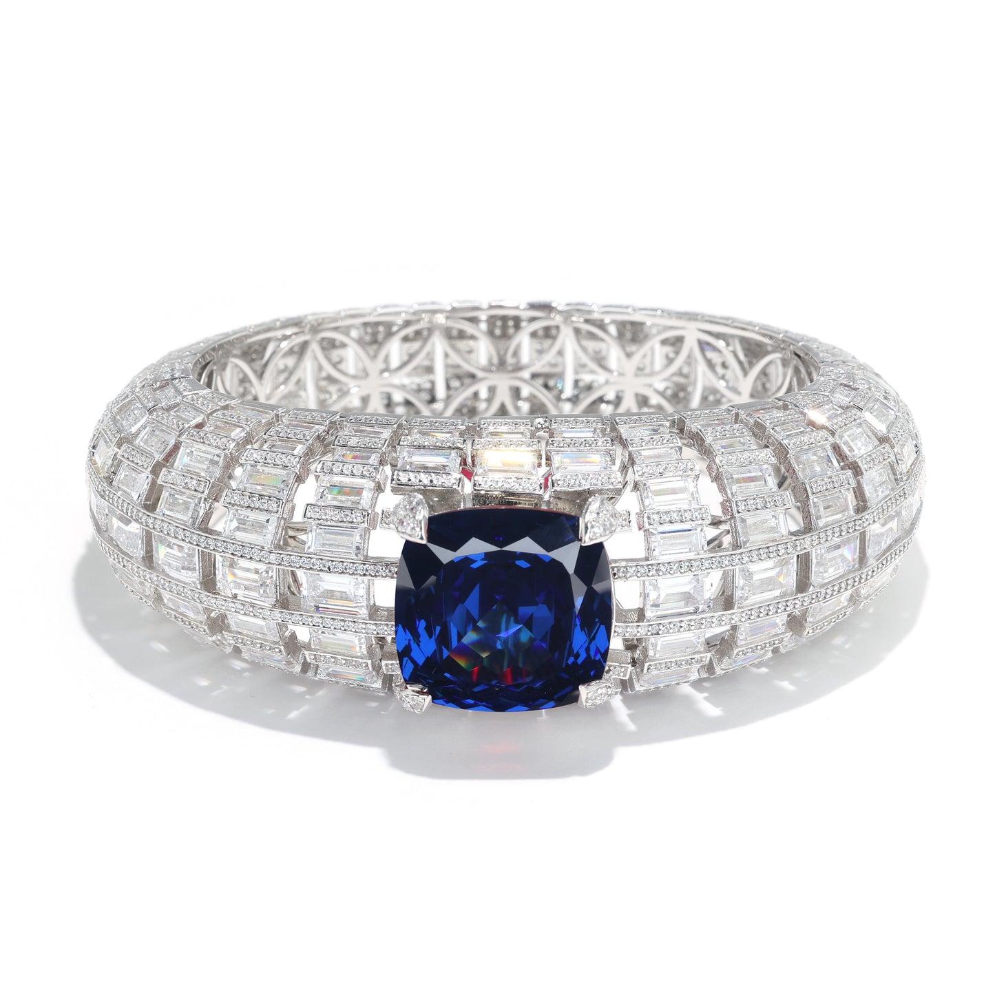 Christmas Promotion：Royal Blue Art Deco Bangle