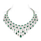 High Jewelry collection: Luxury “Green Water Droplets” detailed Necklace for Red Carpet/Banquet