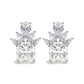 Welfare exclusive G color collection: Modern Princess-cut "Icy Milky Way" Earrings