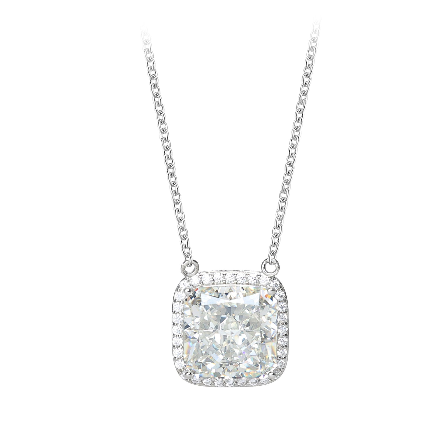 G color collection: Modern "Icy Milky Way" Pendant Necklace (10 carat)