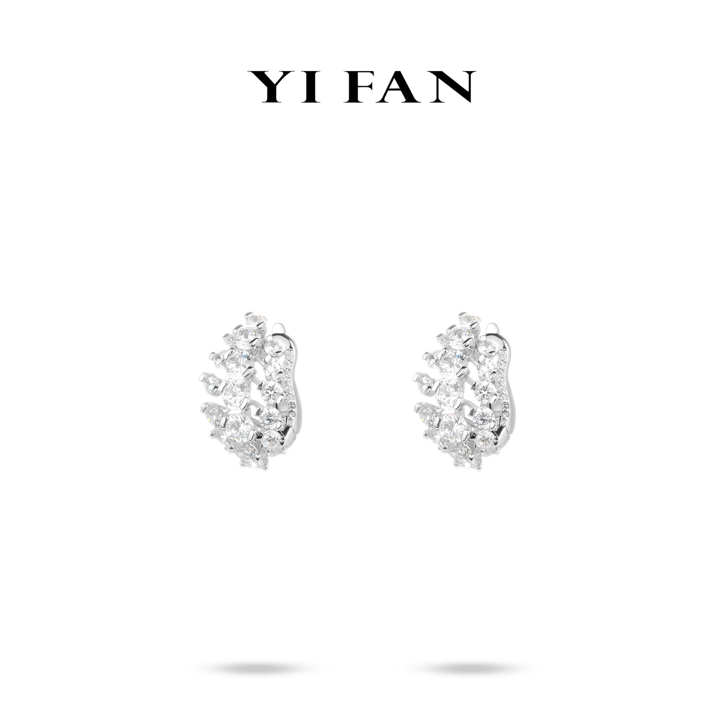 Wedding collection: Modern Brilliant "Irregular Starry Sky" delicate Earrings