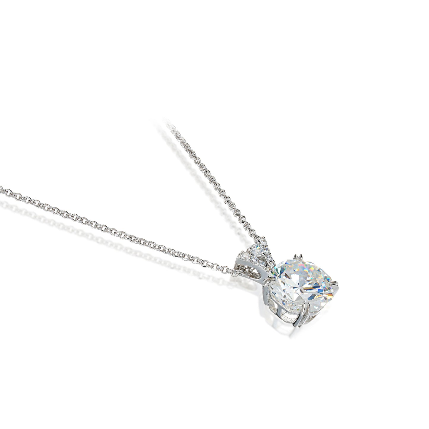 Promotion Wedding collection: Brilliant Octagonal cut Eco-friendly artificial diamond solitaire pendant