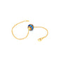 Promotion Christmas collection: Handmade blue hot-enamel "Christmas ball bracelet" (Unisex)