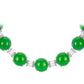 Limited: Temperament Luxury Ice Green Qingshan Dai Tennis necklace