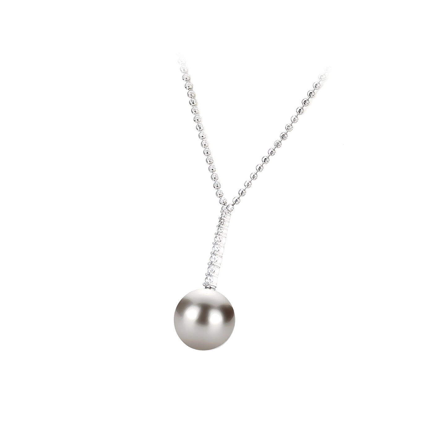 Promotion design: Grey "Easter Egg" modern necklace