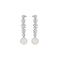 Pre-order Promotion：White"Christmas Snow" dangle earrings