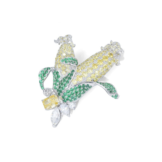 The nature collection: the "Corn" multi-purpose brooch