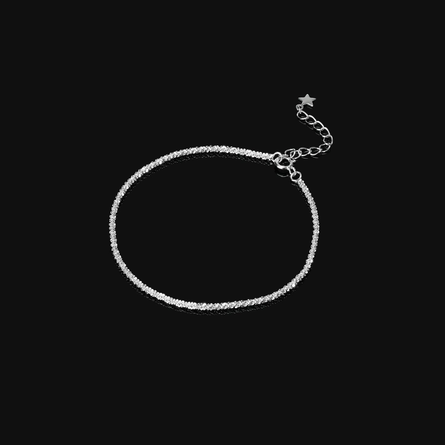 Promotion design: Dazzling Sterling Silver chain Bracelet