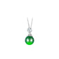 Promotion design: Green chalcedony "Easter Egg" flower Pendant