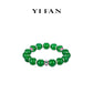 Pre-order High Jewelry collection:"Treasure beads" Green jade detailed Bracelet