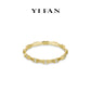 Pre-order Golden time collection: “Modern Bamboo Section” detailed eternity Bracelet/Bangle