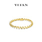 Golden time collection: Modern "Twisted Electric coil" detailed Bracelet/Bangle