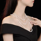 Promotional design White Shell pearl multi-purpose long necklace.