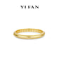 High Jewelry Collection: Golden Satin finish "60 different lucky characters" Loach-back Loop versatile Bangle/Bracelet