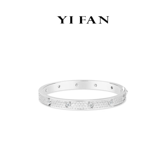 Pre-order High Jewelry Collection: Modern "Bright Starry Sky Love" CNC Bracelet/Bangle