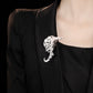 The nature collection: the "Lucky Half-Face Elephant" Brooch- a symbol of fortune and elegance.