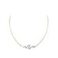 Promotion design：Minimalist Designer piece Double plating Snake necklace