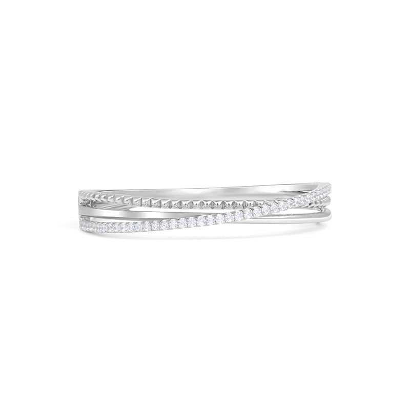 Minimalist collection：Starry in the sky Bypass Bangle