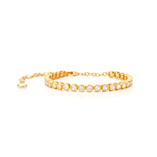 Promotion design: Golden bubble tennis Bracelet