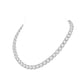 Wedding collection: Brilliant-cut Tennis chain necklace, (Solitairs 5 carat)