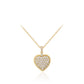 Promotion design: Golden heart necklace