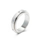 Wedding collection: Fidget Spinner ring, sterling silver