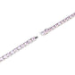 Promotional design The pink princess-cut Tennis Bracelet, sterling silver