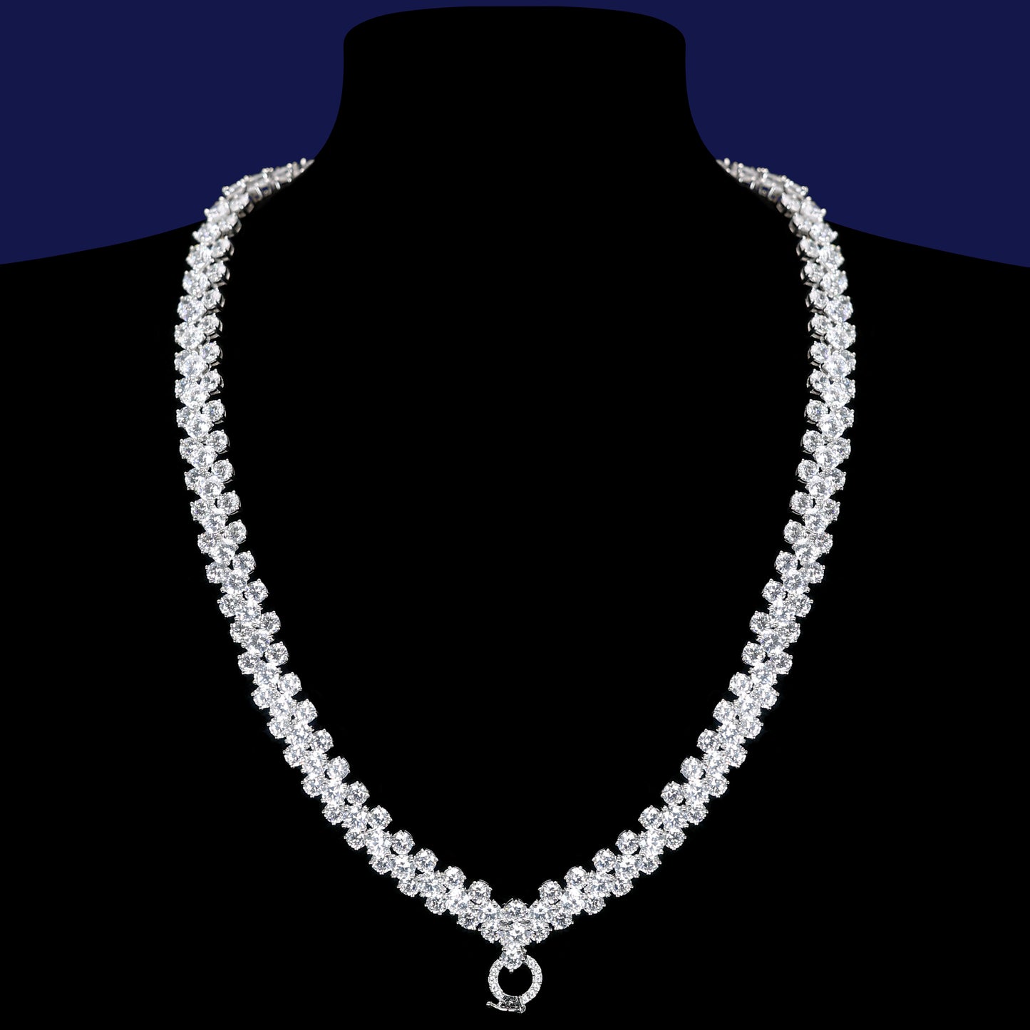 High Jewelry collection: Luxury "Bright Starry Sky" Multi-purpose Long Necklace (with adapter)