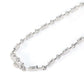 Emerald-cut collection: Modern "Ice Cubes" exquisite Y shape unique Tennis-chain Necklace.