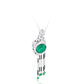 Animal collection: Luxury "Cheetah in the Forest" tassel Pendant Necklace (Unisex)