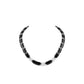 Retro collection: Architectural Art Style black onyx necklace