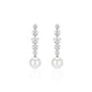 Pre-order Promotion：White"Christmas Snow" dangle earrings