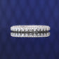 Minimalist collection: "Shining Stars” eternity band Ring (Unisex)